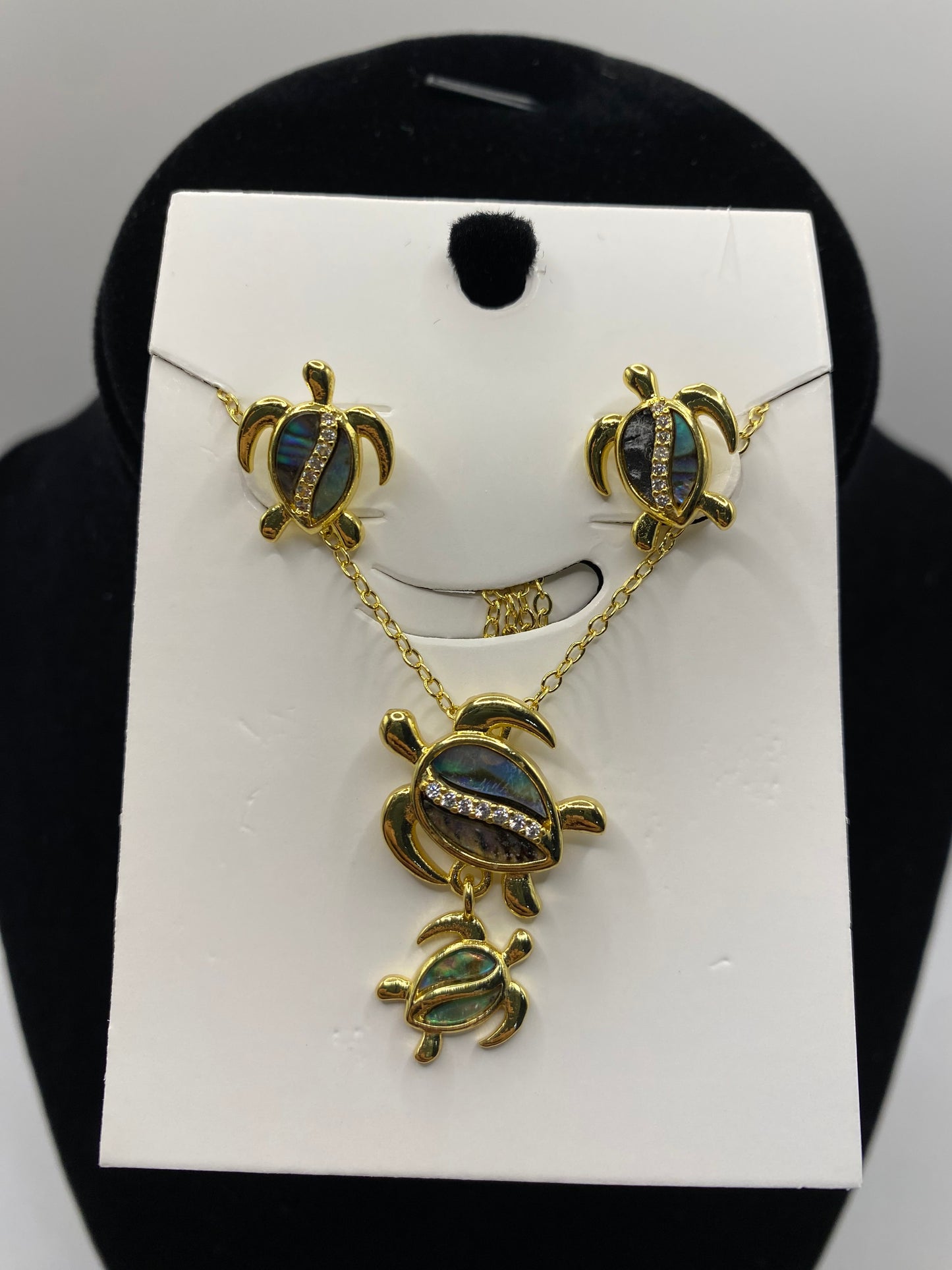 Set tortuga verde