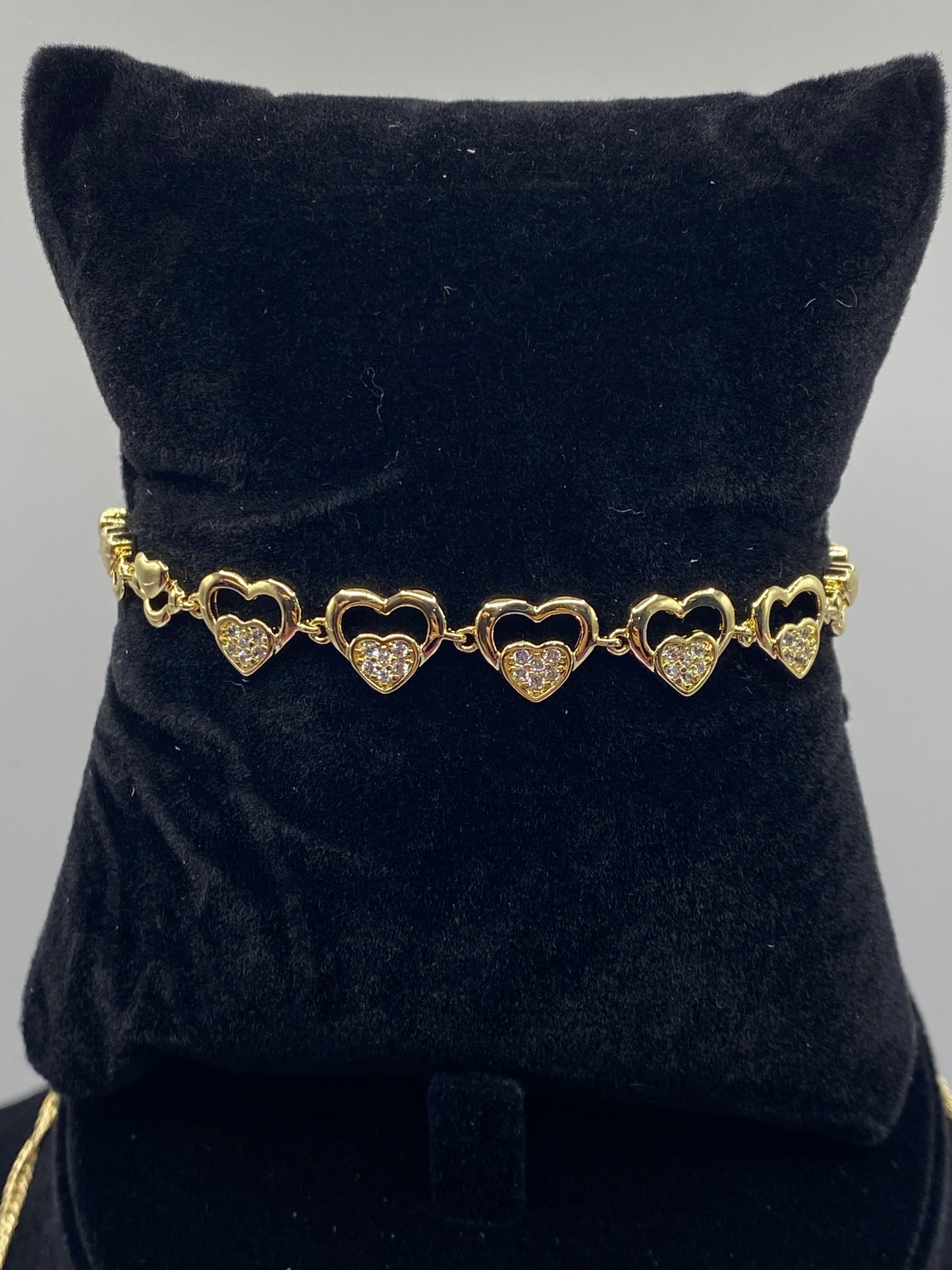Pulsera corazones